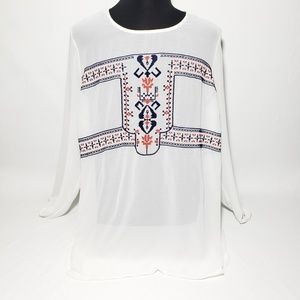 Simply Emma Sheer Blouse